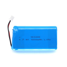 7.4V 1800mAh Lithium Polymer Battery/Lipo Battery Pack with Size 56*34*16mm